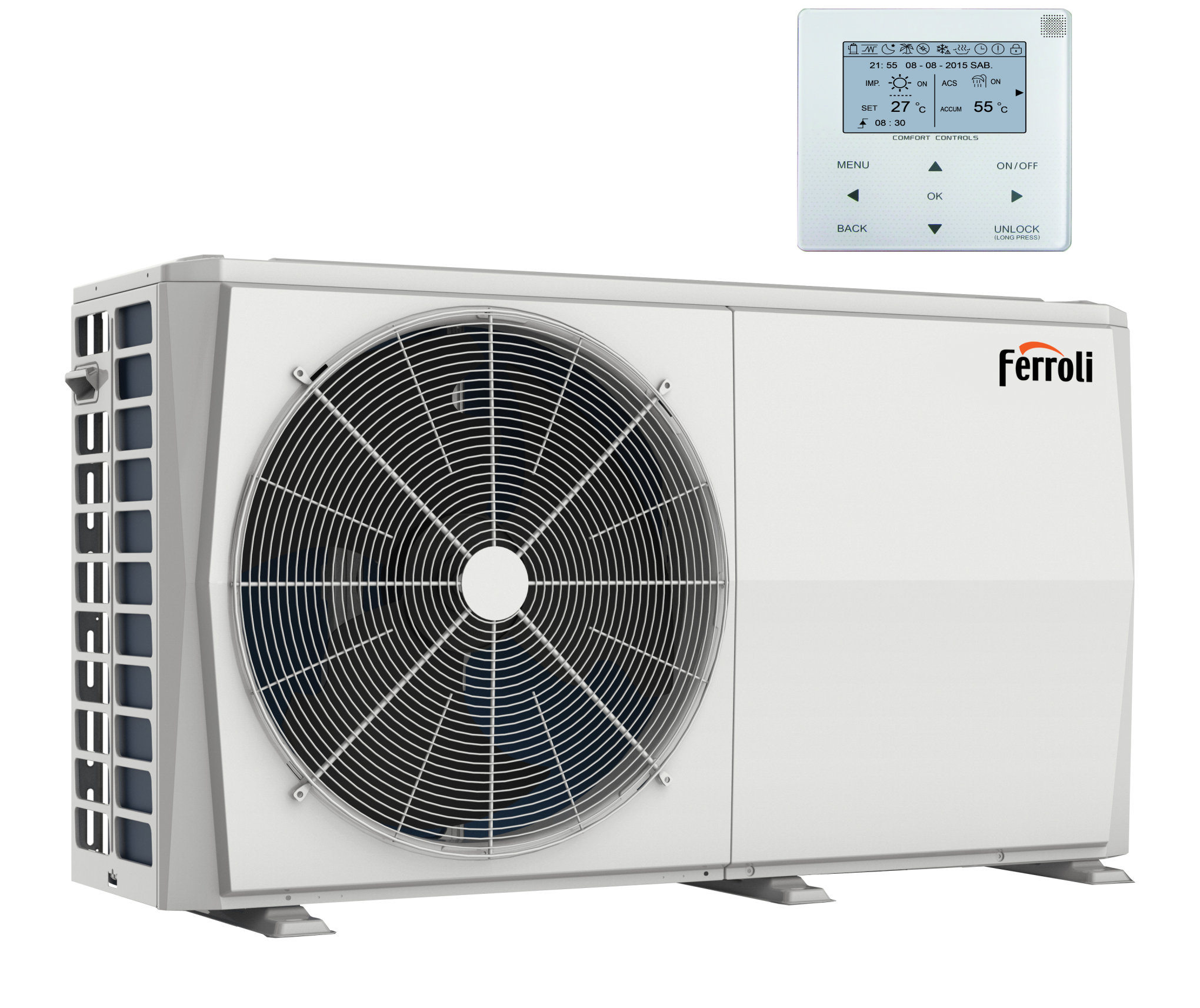 OMNIA M 3.2 HI3 4 - Tepelné čerpadlo 4 kW Vzduch - Voda Monoblok - záložný zdroj 3 kW